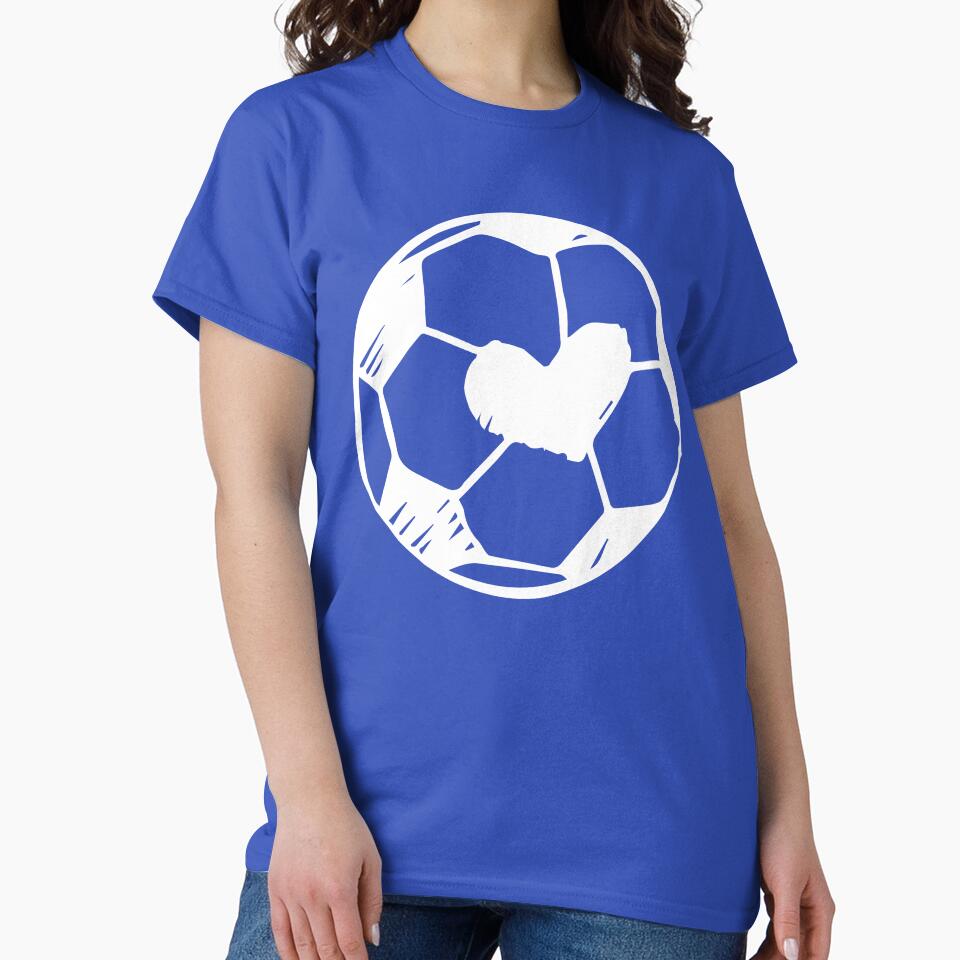 Cute Soccer, Soccer Mom, Gifts for Mom, Soccer Ball Heart, Soccer Team, Game Day, Game Day Soccer Ball by DesignDenDo ⭐⭐⭐⭐⭐