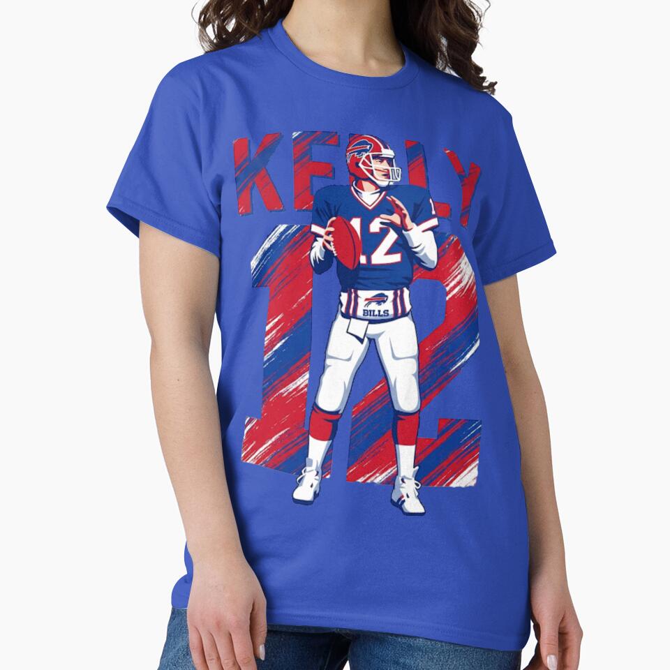 Jim Kelly #12 - Buffalo Football Legend - Retro Sports Art by Thogan0416