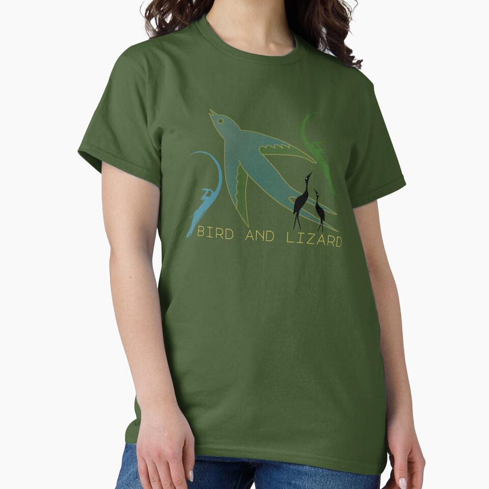 Bird and lizard by Stick2Stuff