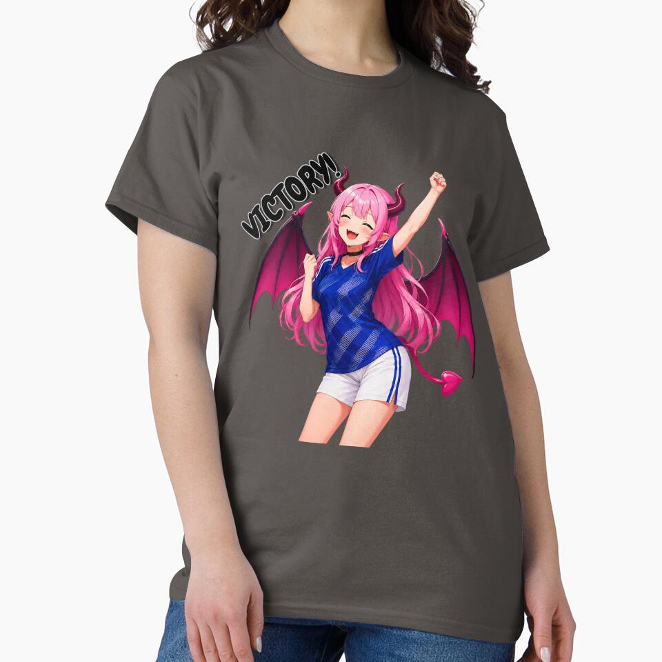 Noxie Victory – Anime Japan Soccer Celebration Demon Girl by NoxieCozyStudio