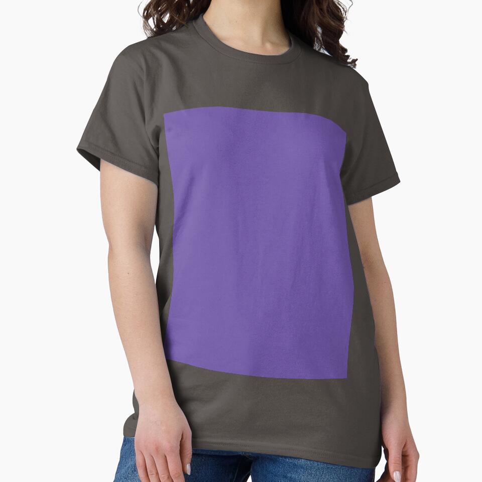 Plain Solid Color Chic Strong Purple Dark Violet Vivid Lavender by mimihuang creations