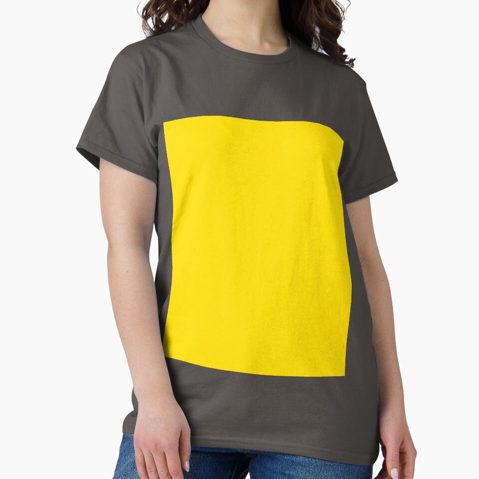 Plain Solid Color Hot Yellow Vivid Yellow by mimihuang creations