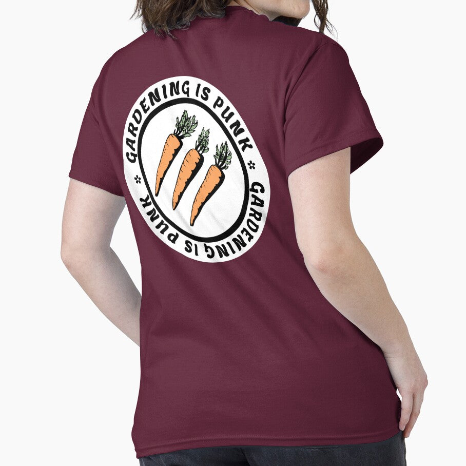gardening is punk | antifascist 3 arrows | carrots by craftordiy.art