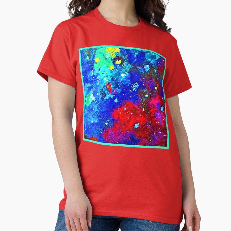 Vibrant Colors Of Nebula Pattern by Health And Fitness Posts e-Store