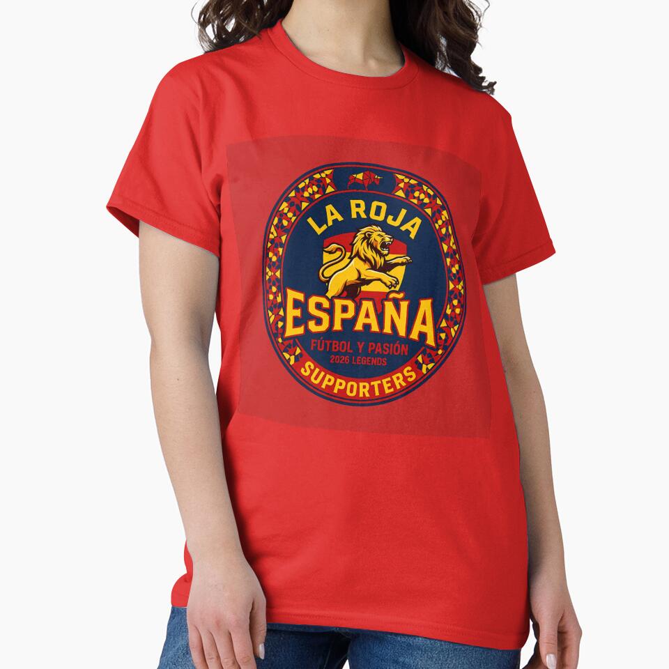España Football Supporters - La Roja 2026 Legends Badge by INVIKETOS