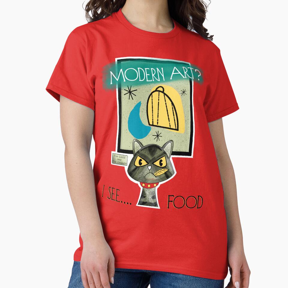 MODERN ART MIDCENTURY CAT. POP ART by Sycorax Studio