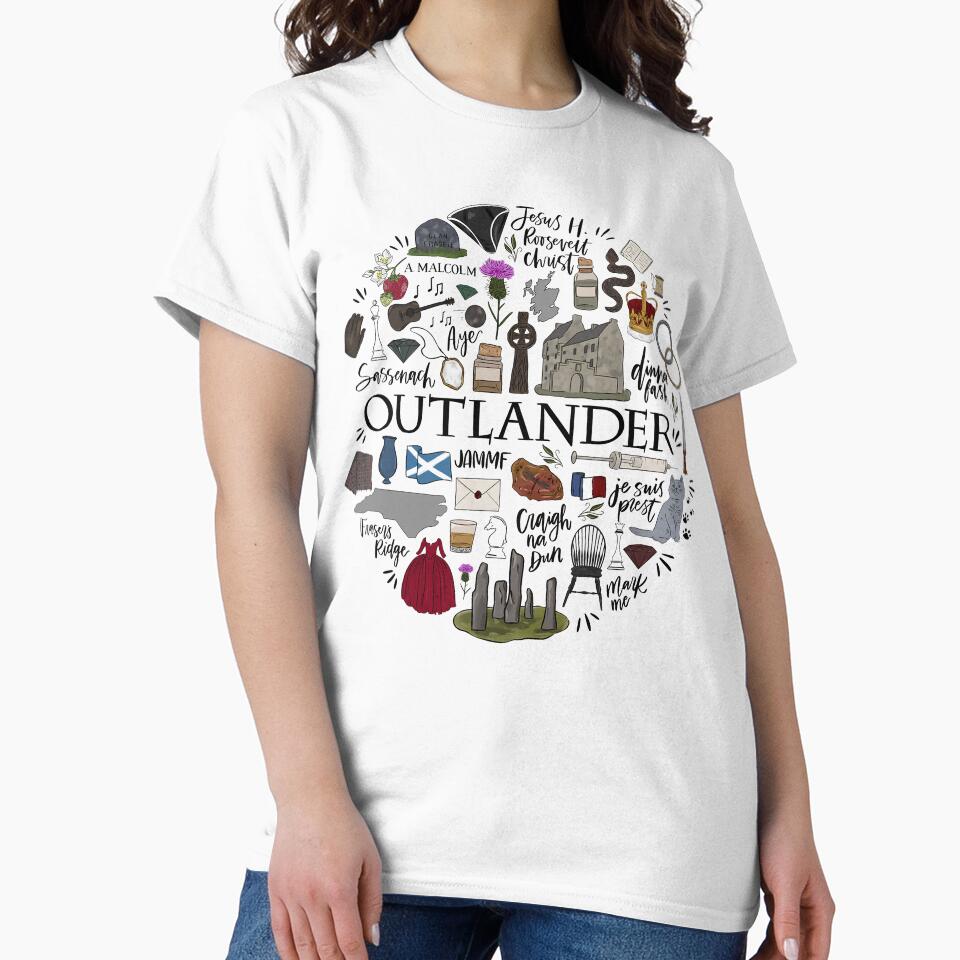 outlander shirt jamie and claire fraser Ireland popular by GCarlina