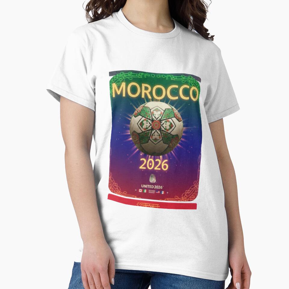 Morocco 2026 World Cup - Traditional Zellige Football Design by Moccroad