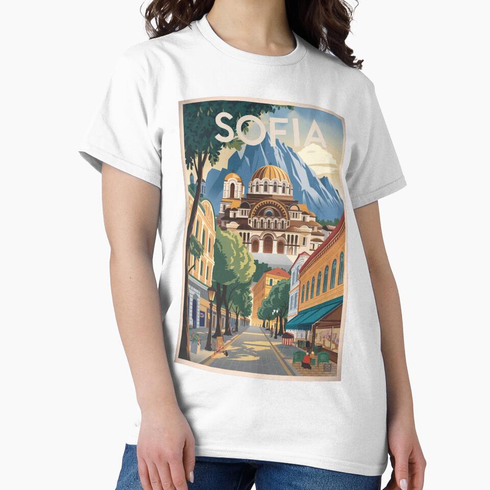 Sofia Vintage Travel Poster by TravelerRat