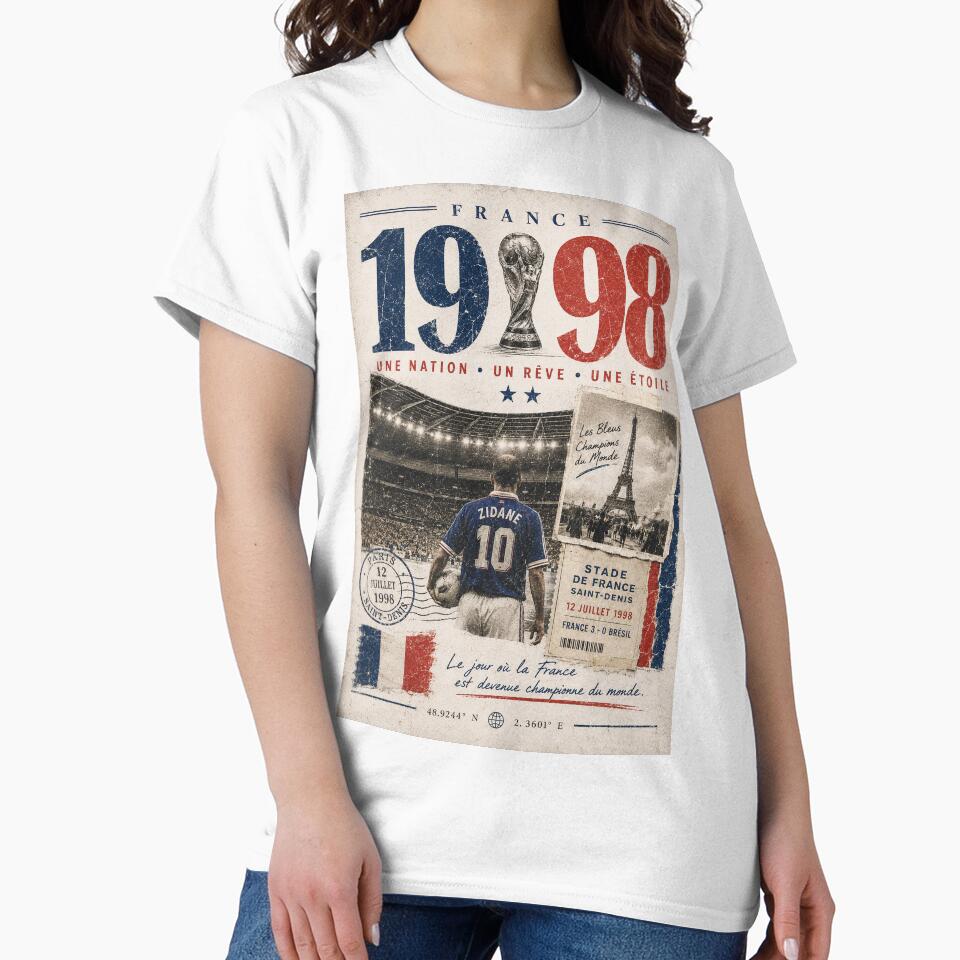 France 1998 World Champions Vintage Tribute by eonvisuals