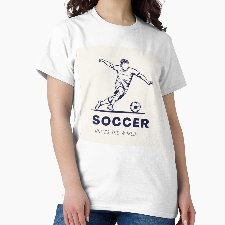 "Soccer Unites The World Player Illustration" by SmartMoneyMugs