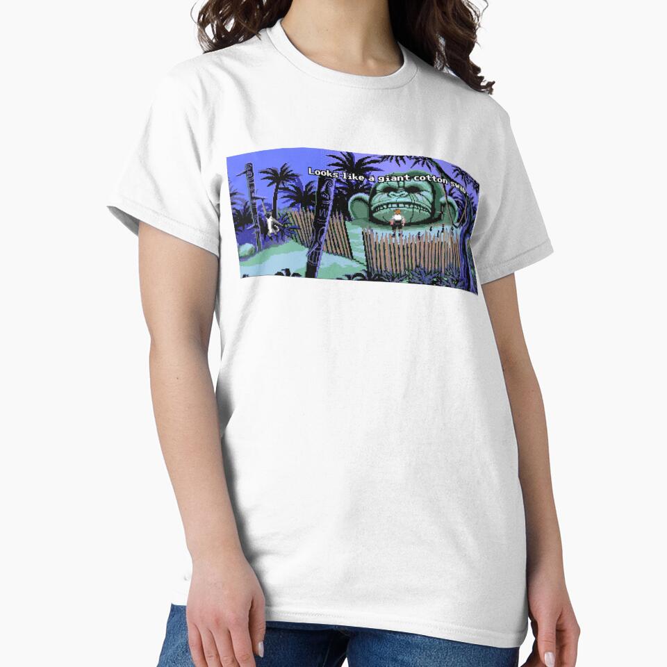 Monkey island with giant cotton swab by magarigaveras