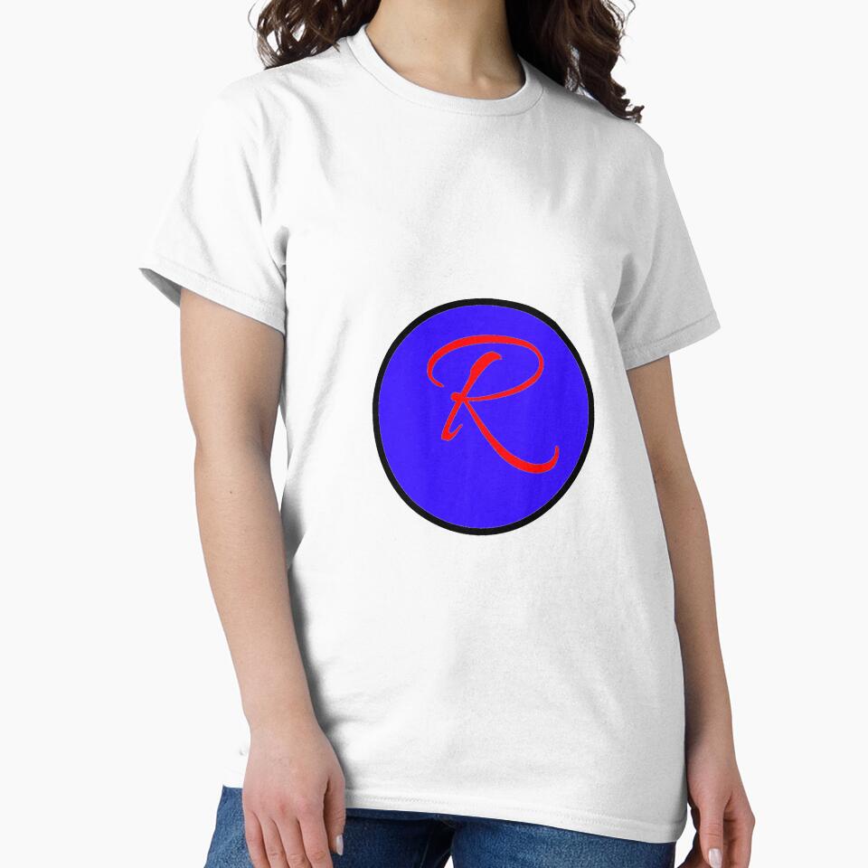 Large Capital R In Blue And Red in Colour by armzysgm