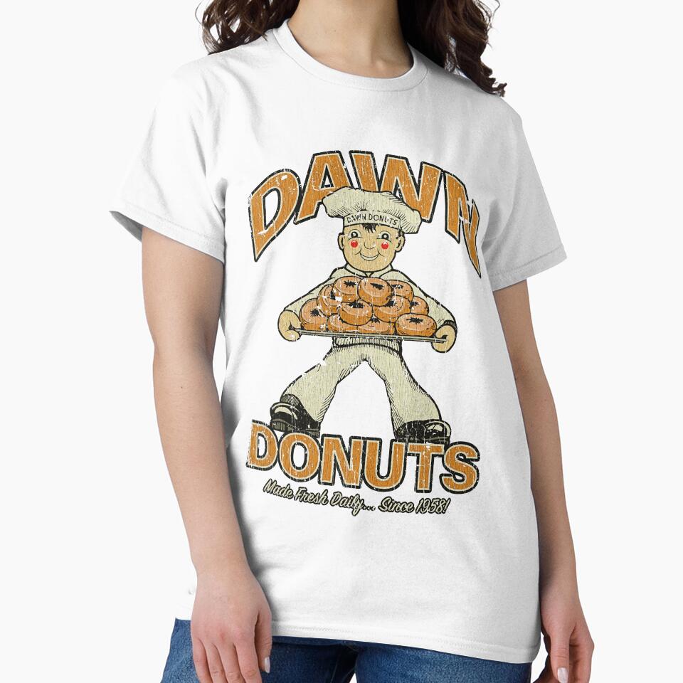 Flint Michigan Dawn Donuts 1958 by LenHiller