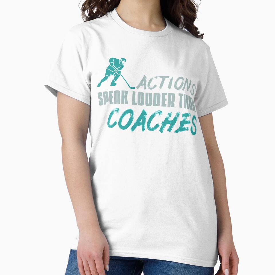 Funny Ice Hockey Player Actions Speak Louder Then Coaches by tomtomd