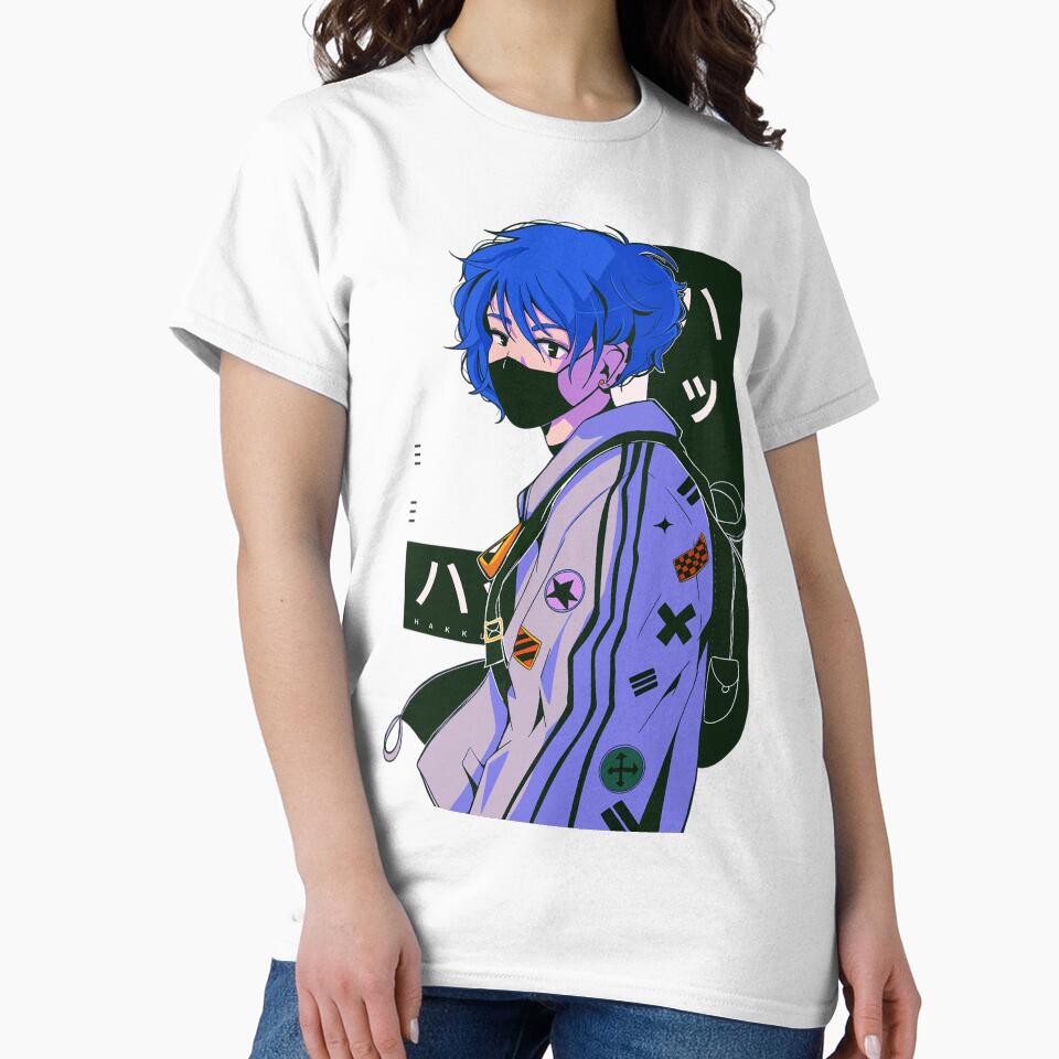 Masked Blue Hair Boy by laura-lins-lab