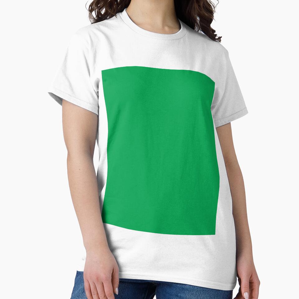 Plain Solid Color Medium Green Vivid Green Bright Green Watermelon Green by mimihuang creations