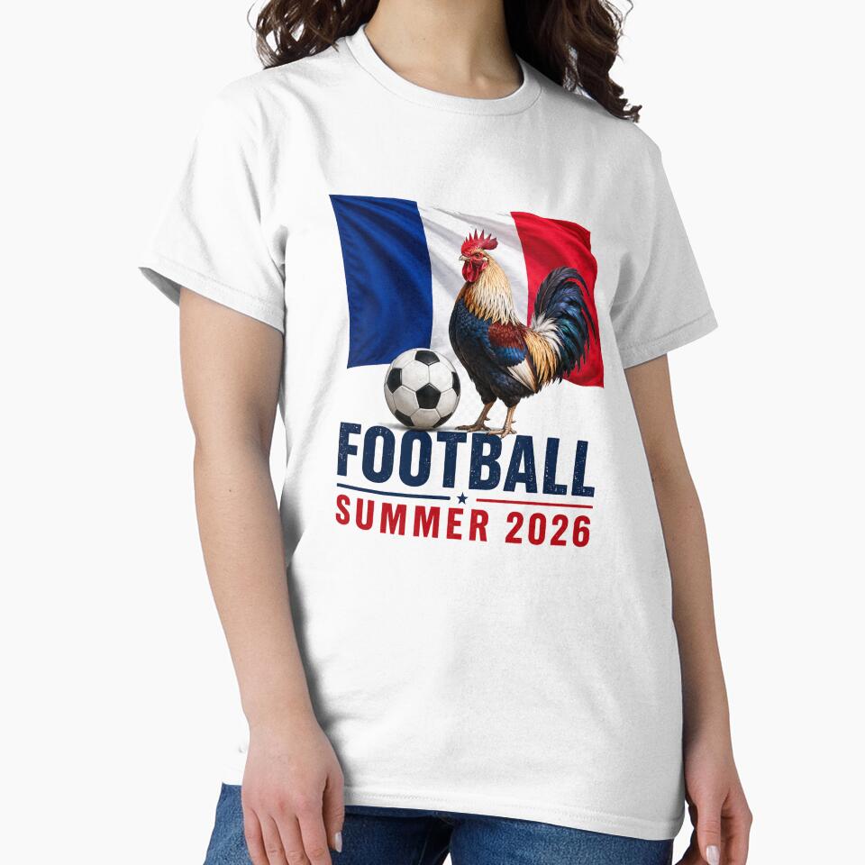 France Football Summer 2026 Rooster Fan Design by OfficeFighter