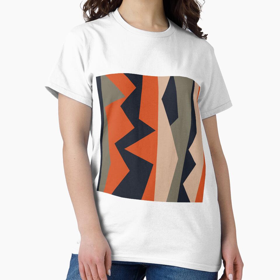 Geometric Submarine Pie in Red & Black by Rob Colvin