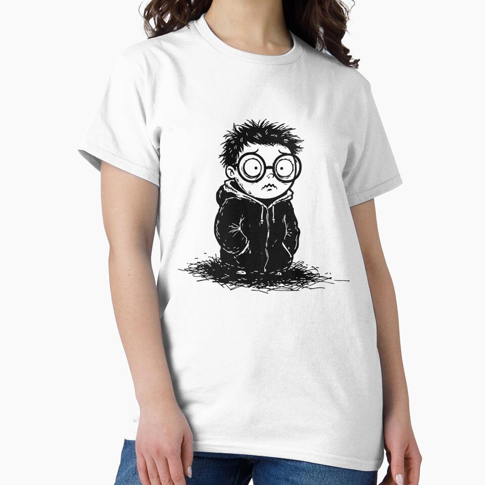 Worried Child Oversized Manga Hoodie by PixelStudioBe