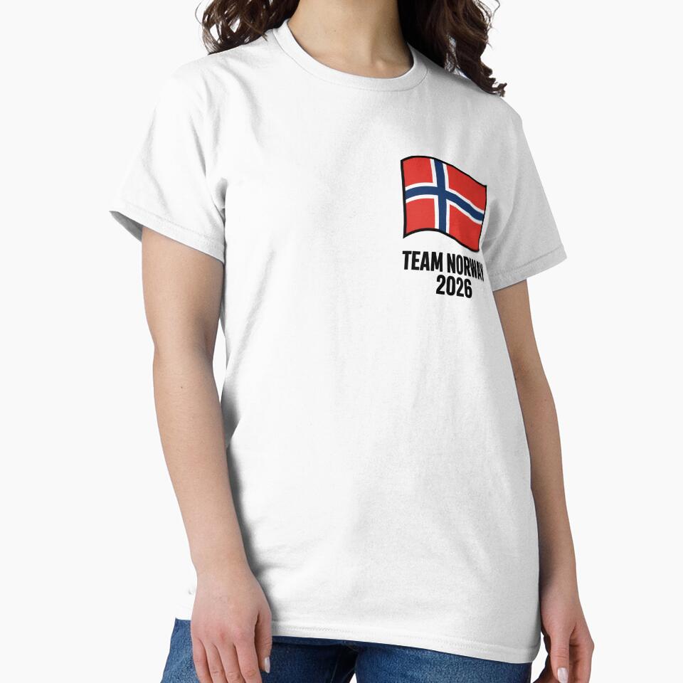Team Norway 2026  Soccer Fan T-Shirt V11 by DBWStudios