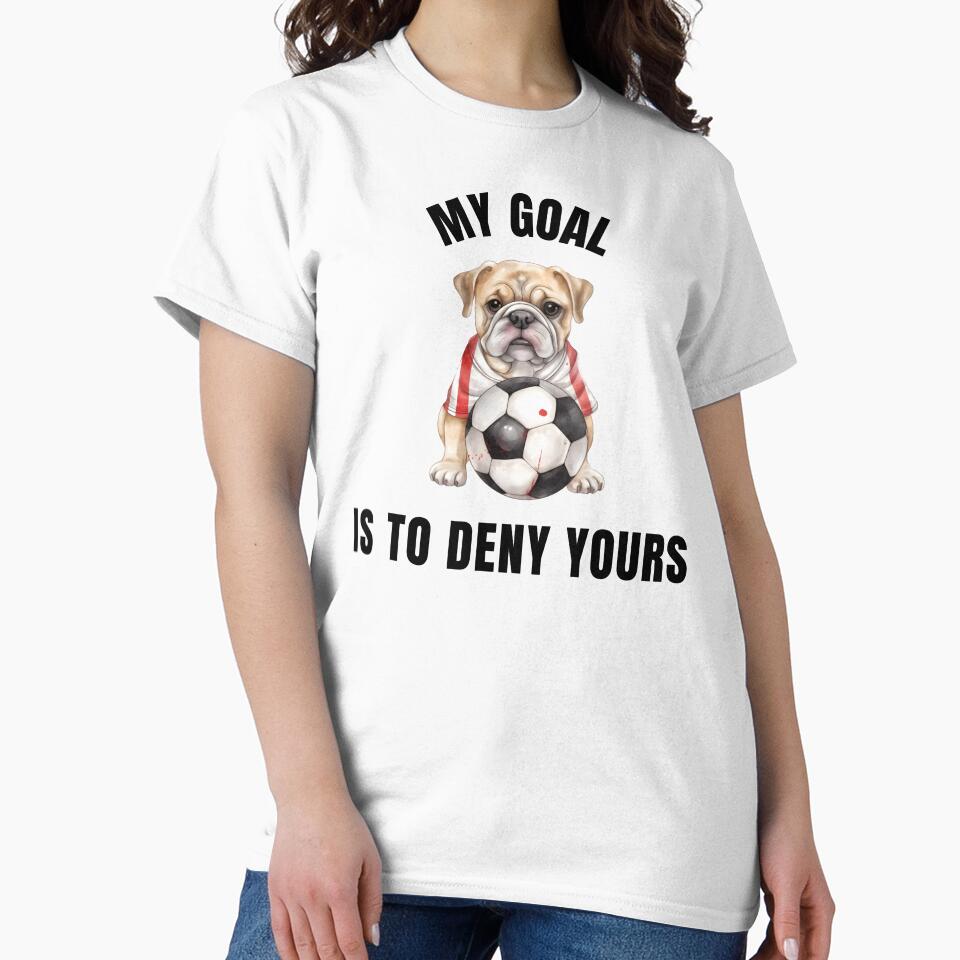Soccer Dog Bulldog America 250 Soccer Mom English Football Puppy Lover by DogLover332