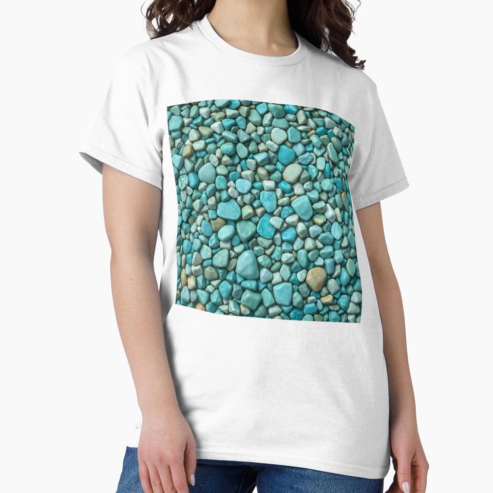 Turquoise Stone 1 by HebaRK Studio
