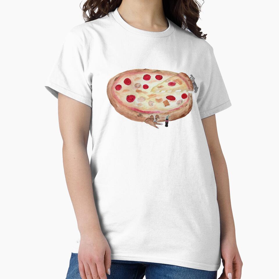 Puppies and Pizza by Marquerita