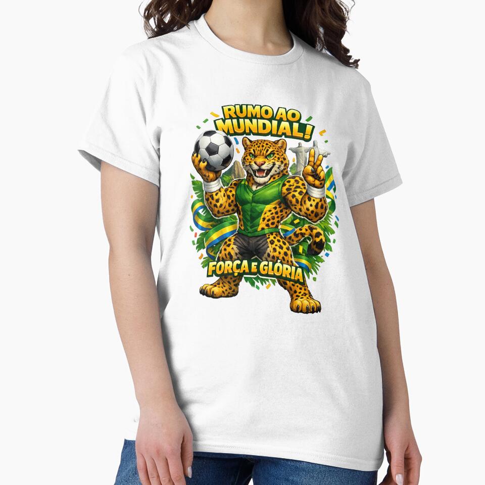 Brazil World Cup 2026 Jaguar Fan Art by Retro Arabica