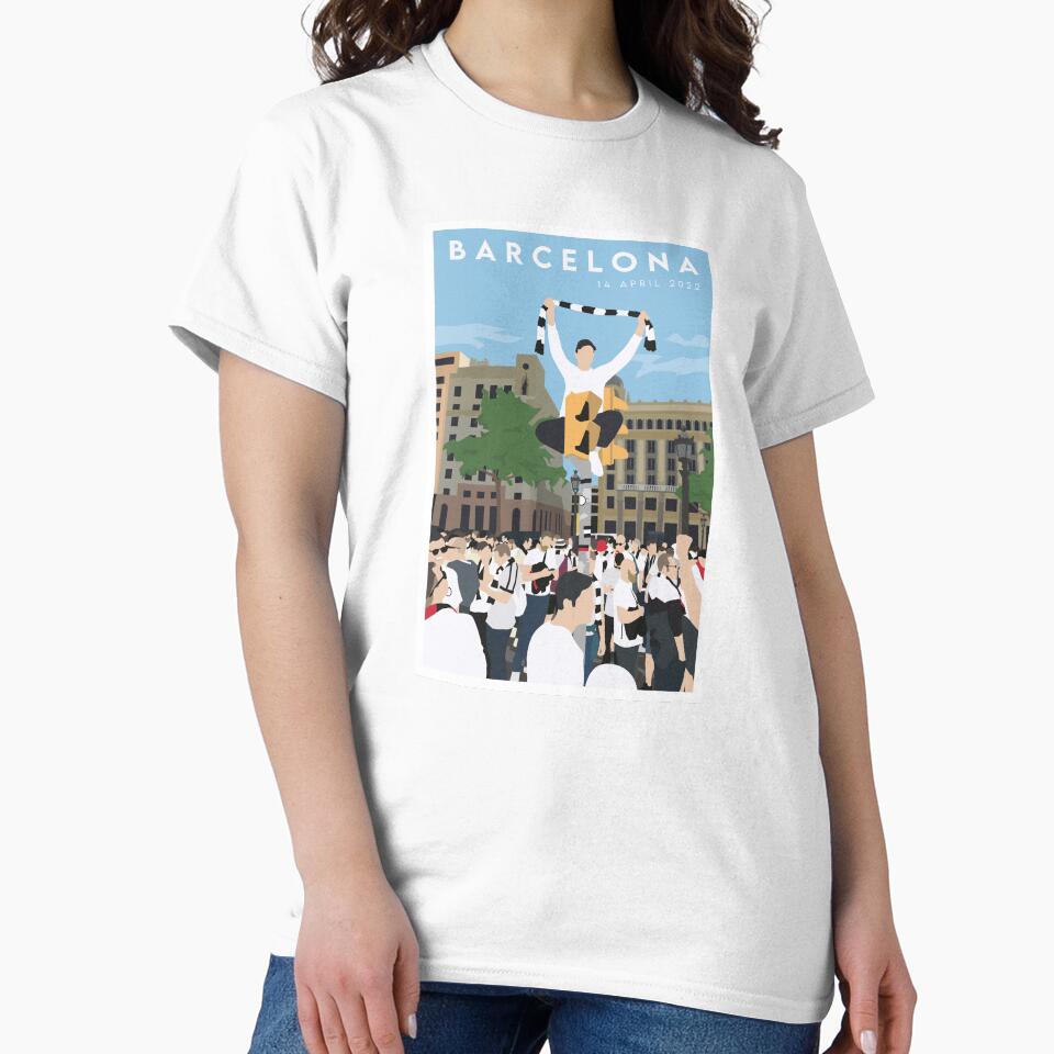 Eintracht Frankfurt Fan Invasion Of Barcelona Football Poster by casualsofficial