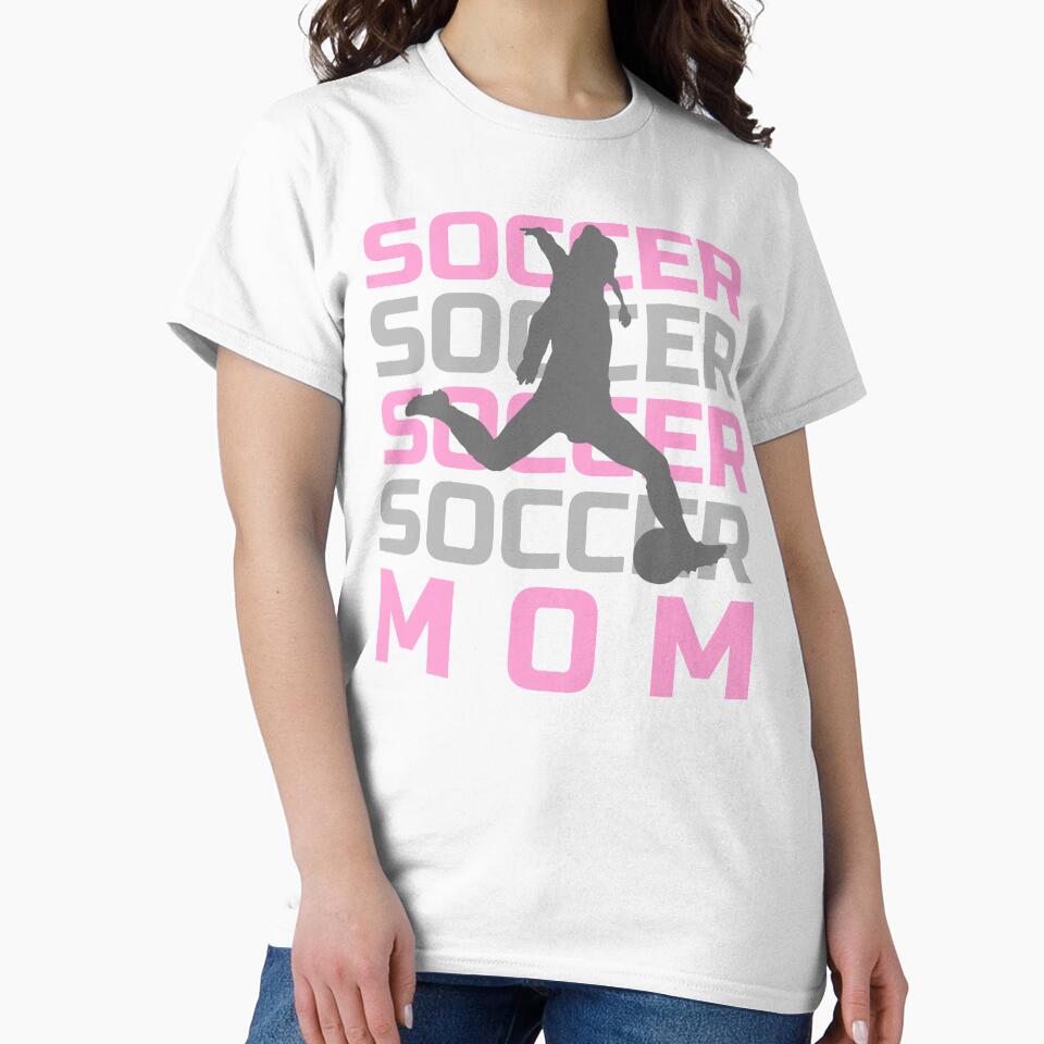 Girls Soccer Mom with Soccer Player Silhouette by ShowMePrints