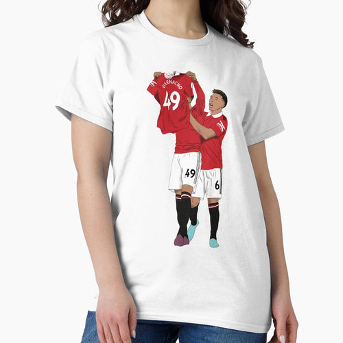 Alejandro Garnacho Goal Celebration by DASClothingCo