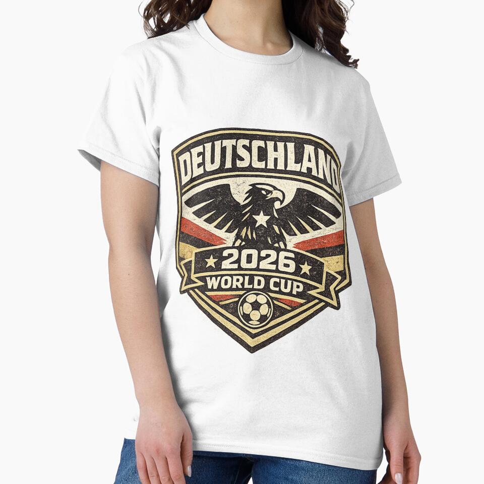 Deutschland 2026 World Cup Vintage Eagle T-Shirt by ArthUpscale