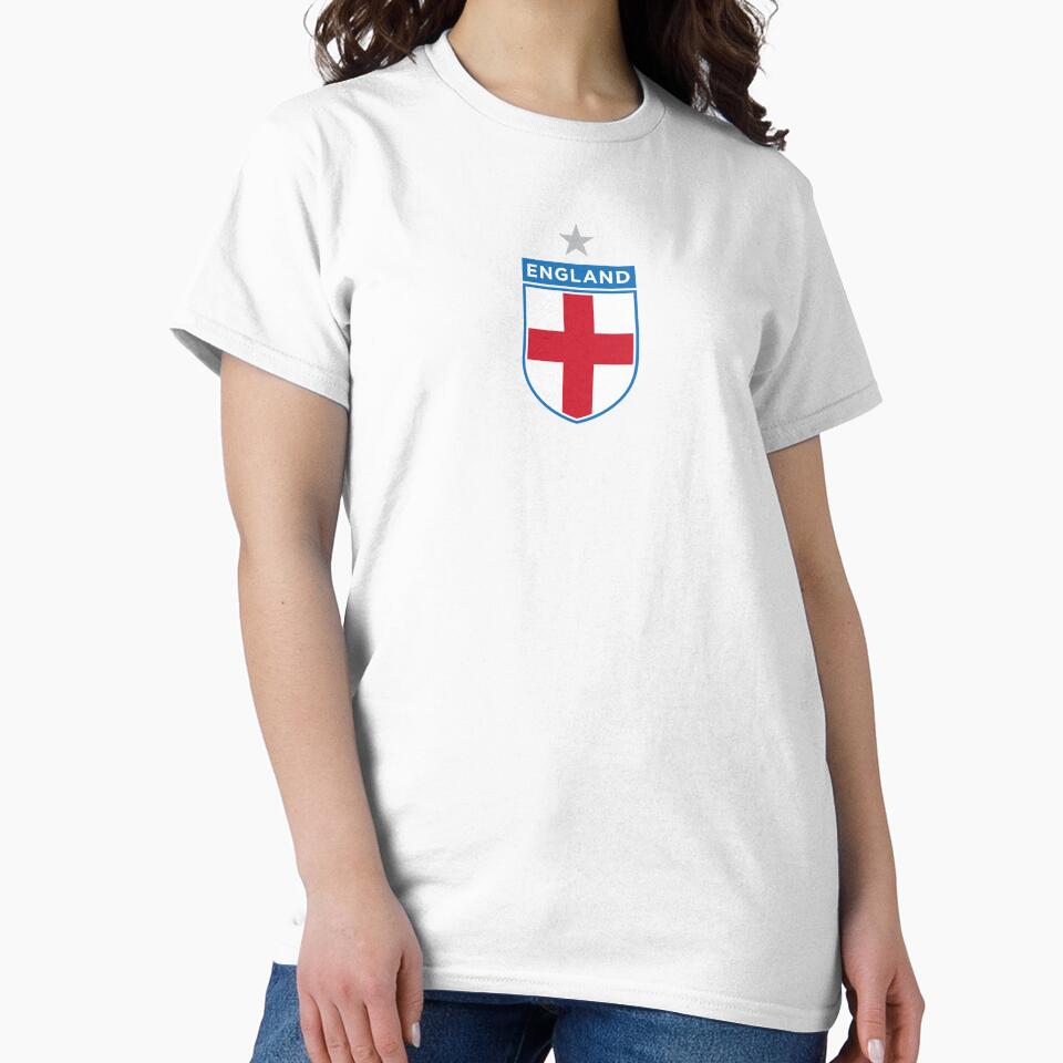 England Shield Flag (On Blue) by STUDIO-72