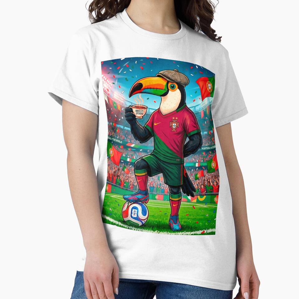 Brazilian Toucan Portugal Soccer Fan – Funny Football Bird Art by Breezy Studio