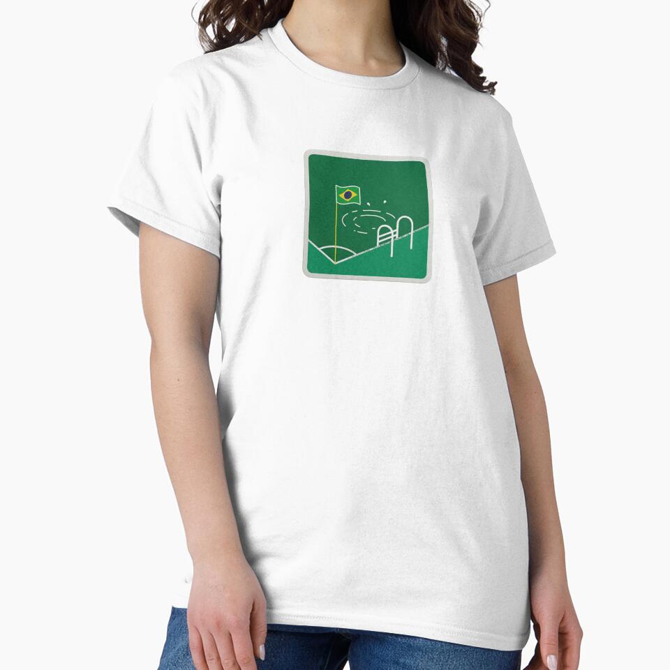 Brazil Football Pool Corner Flag Humor by Oniyasha
