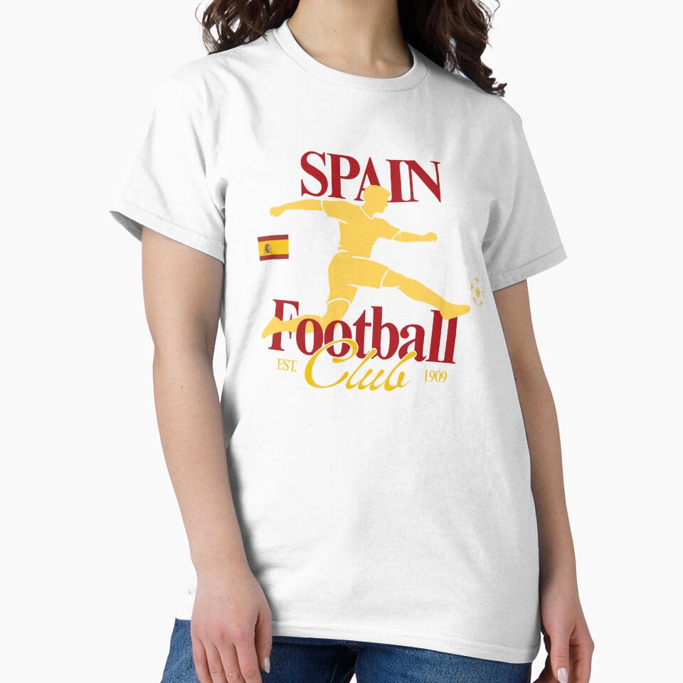 Bold Retro Spain Football Club Emblem by chez-koews