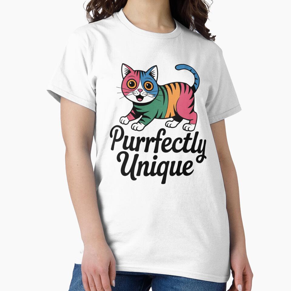 Cat Stylish Shirt - Trendy Feline Fashion by Tshirtpedia
