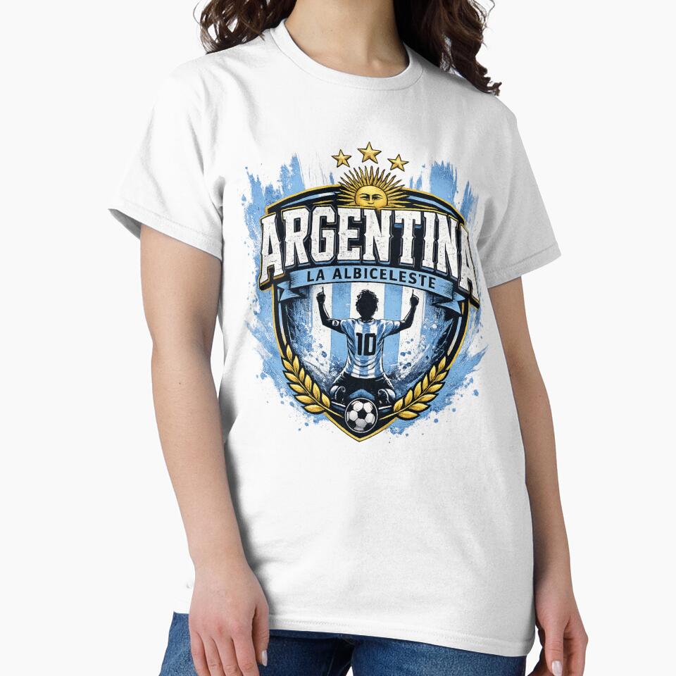 Argentina La Albiceleste Football Fan Design by EMYWAMZGLOBAL