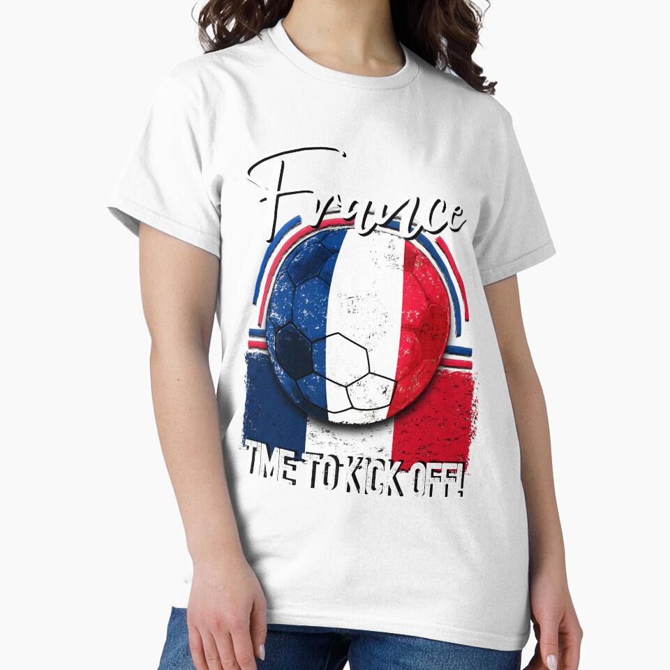France Football Time to Kick Off, Vintage Soccer by orangeblue21