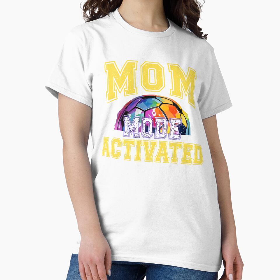 Women Soccer Shirt Soccer Mom T-Shirt Game Day by Colorfulman