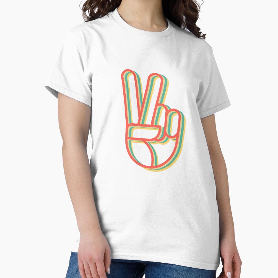 Retro Peace Love 60's 70's Hippie by majuga