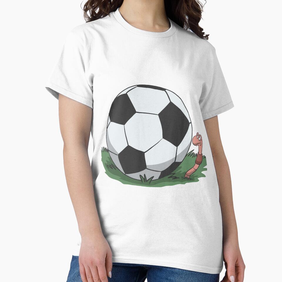 Worm with soccer ball football by Monkey Ful