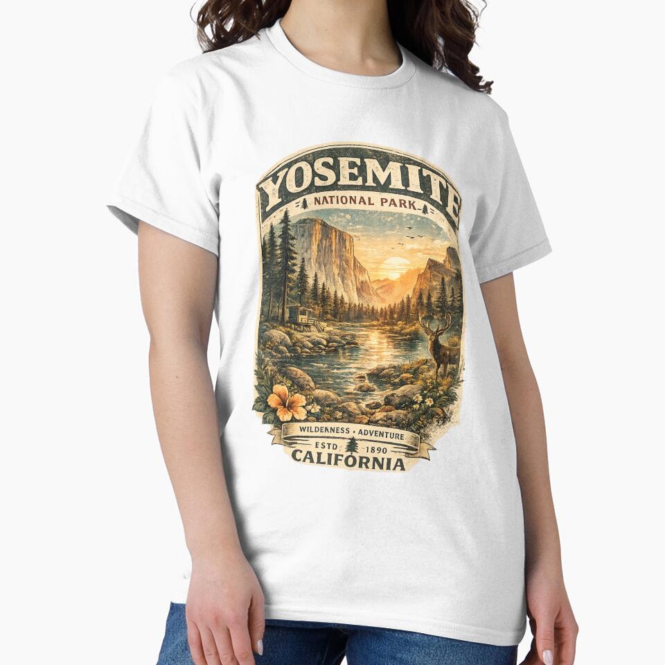 Retro Yosemite National Park Graphic by EPICTEES26