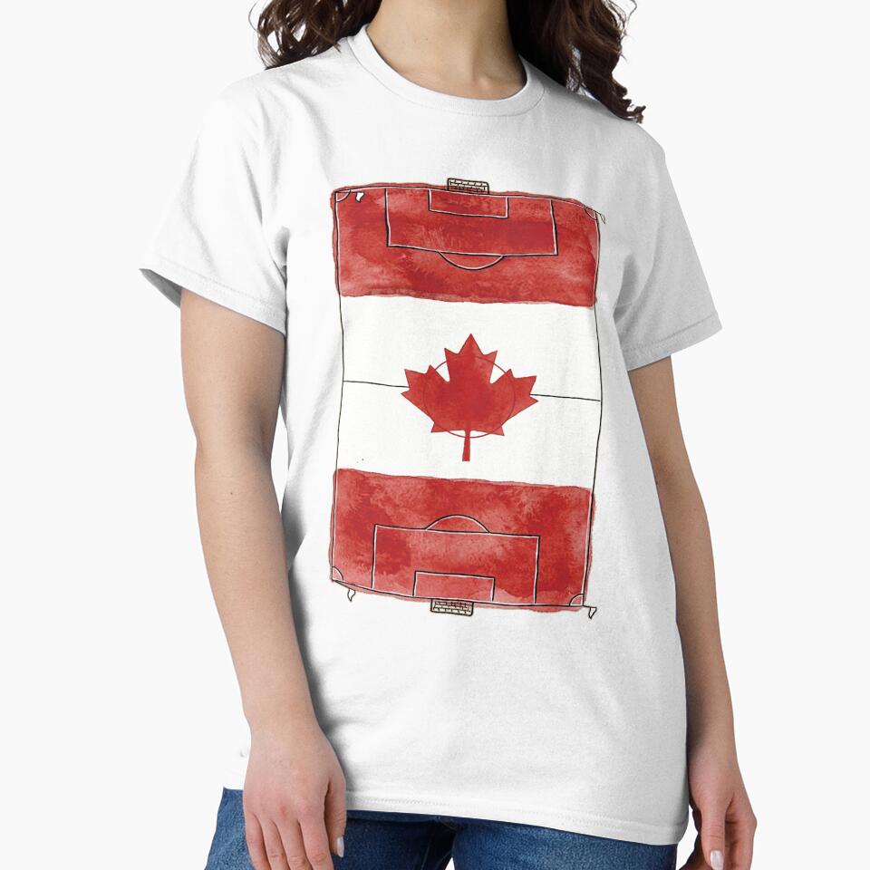 Vintage Canada Soccer Field Flag. by EunsooLee