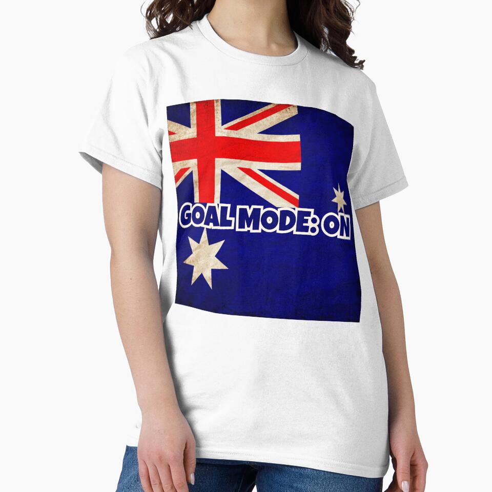 Australia Soccer Fan Shirt – GOALMODE: ON Football Tee by LovelyHappyGift