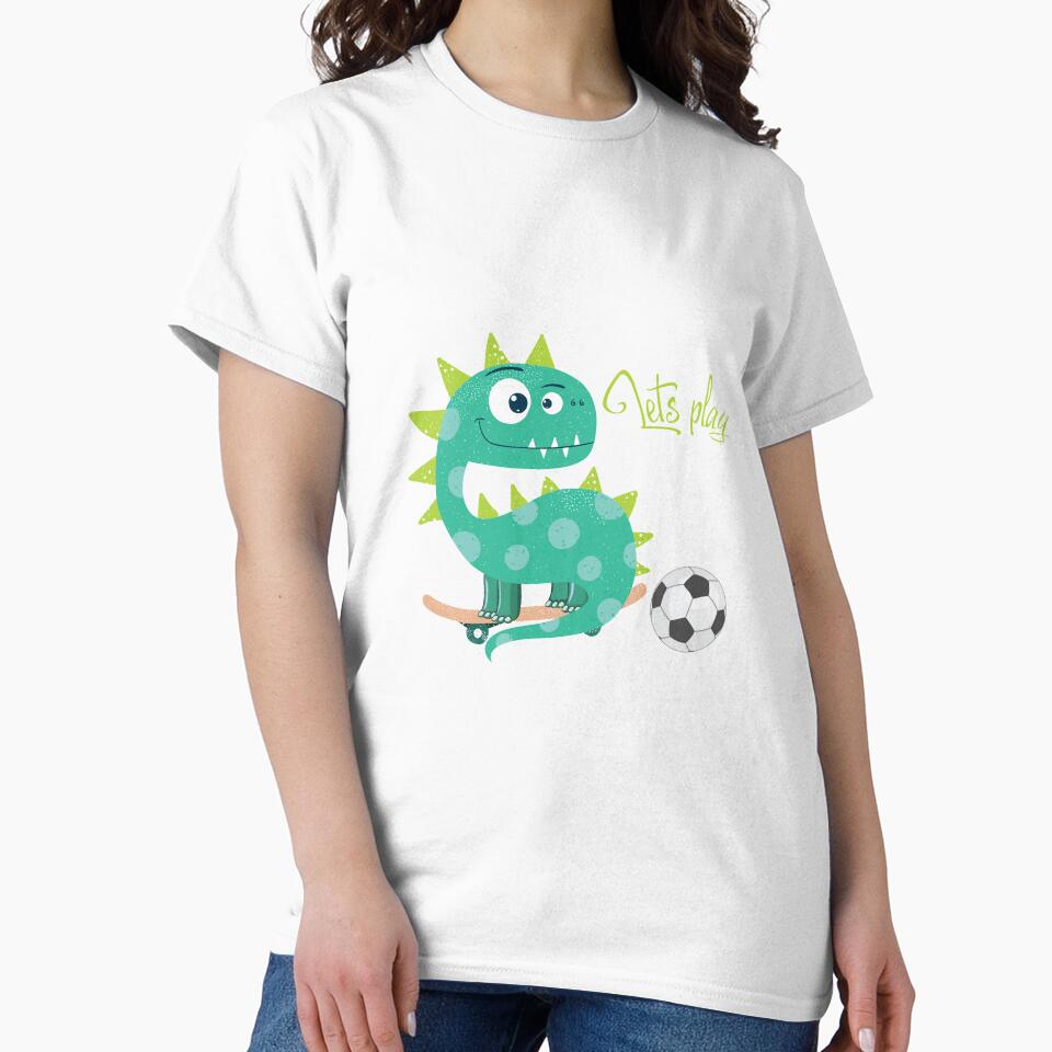 Soccer dinosaur gift by eiwo87