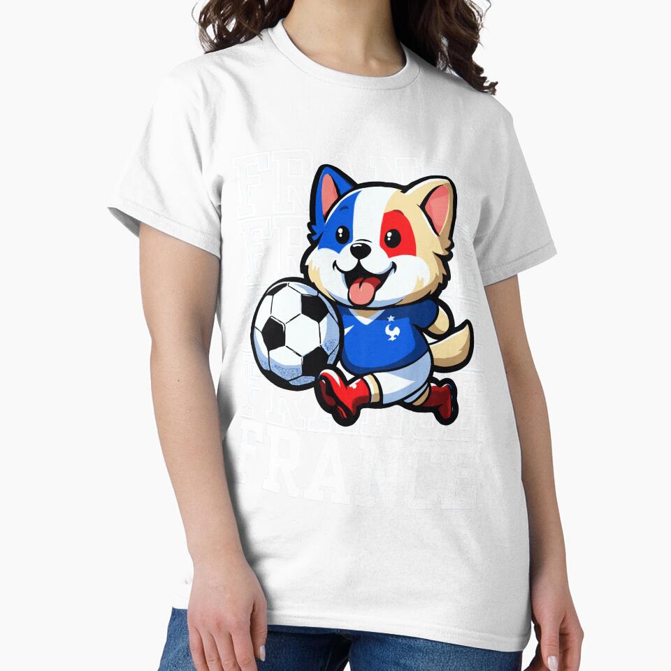 Dog Playing Football | France Edition by McThingummy