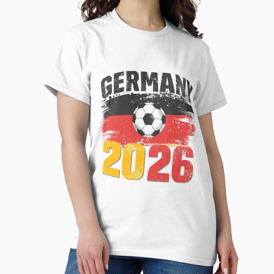 Germany 2026 Soccer Football Vintage Retro Flag by PACS0011