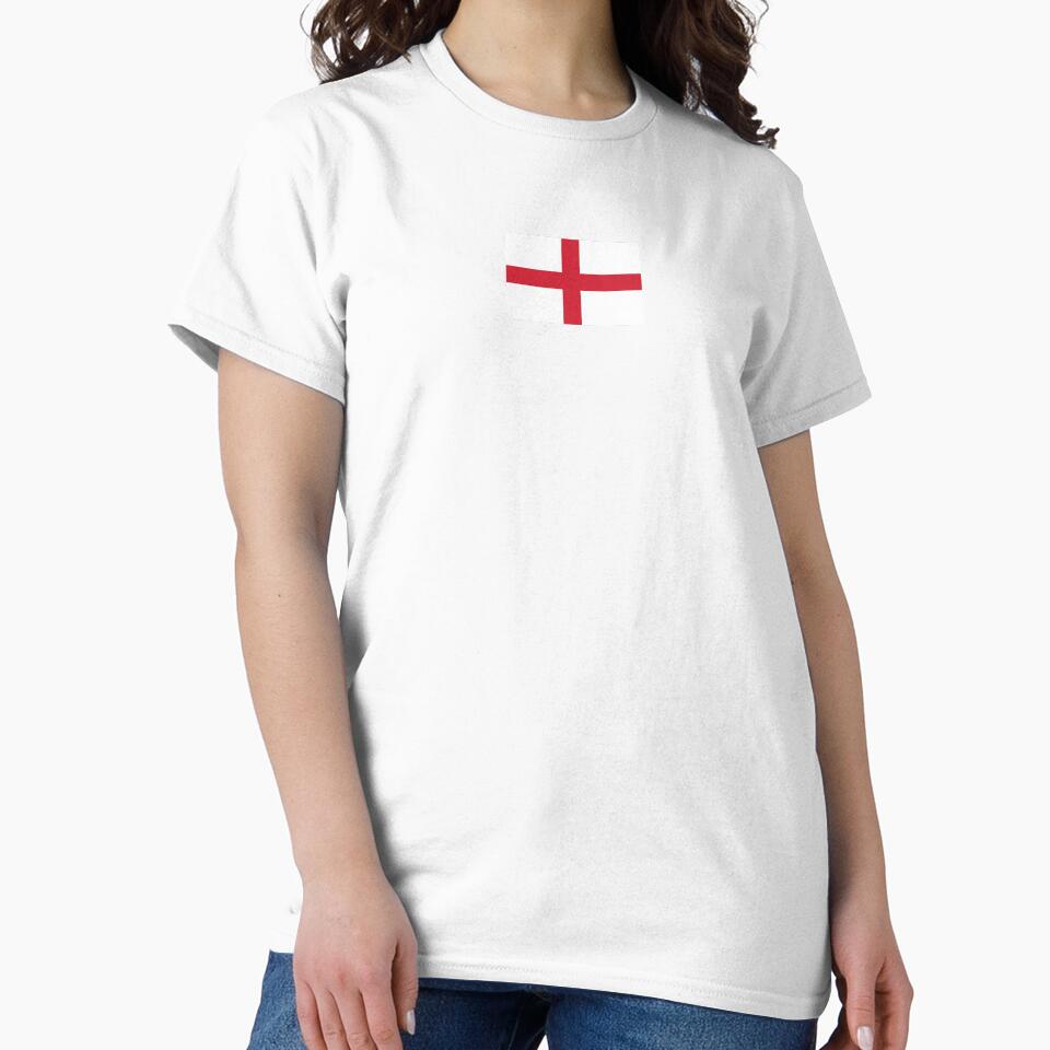 England Flag (Small on Red) by STUDIO-72